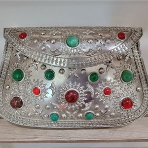 Vintage Silver Clutch